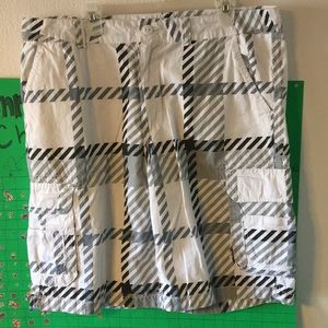 Machine cargo shorts.